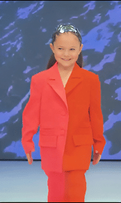 Défilé de mode enfants hiver