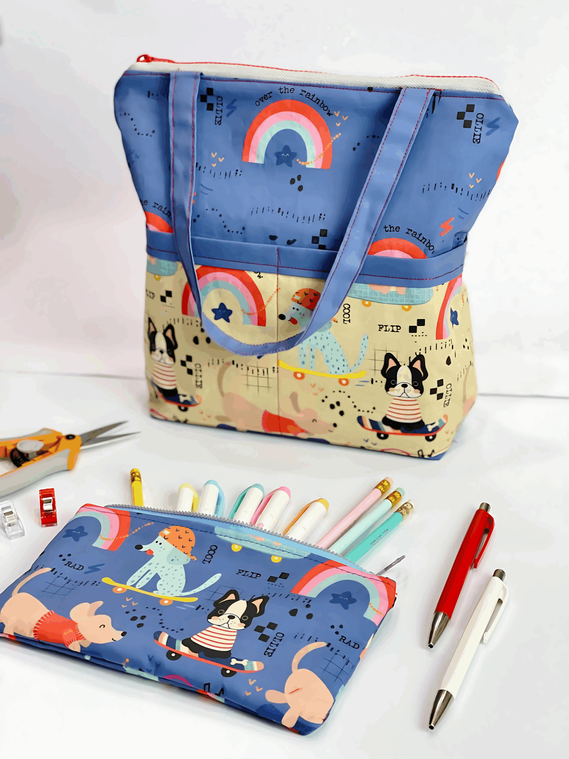 3 Pouches in 1 Class! DIY Zipper pouch, easy Sewing, and FREE patterns