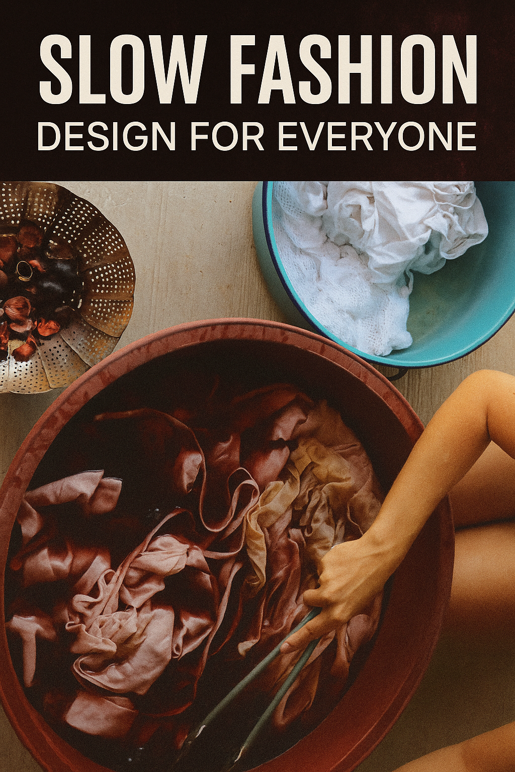 Slow Fashion Design for Everyone: Natural Dyeing, Upcycling Clothing, & Hand Sewing
