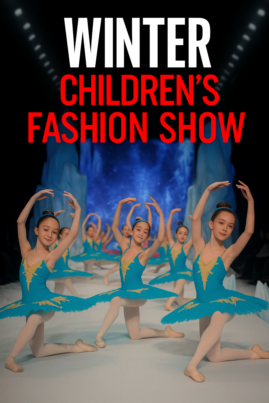 Winter children's fashion show