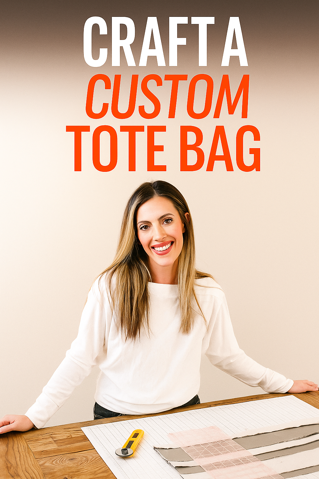 Beginner's Guide to Sewing: Craft a Custom Tote Bag and Learn to Sew Like a Pro