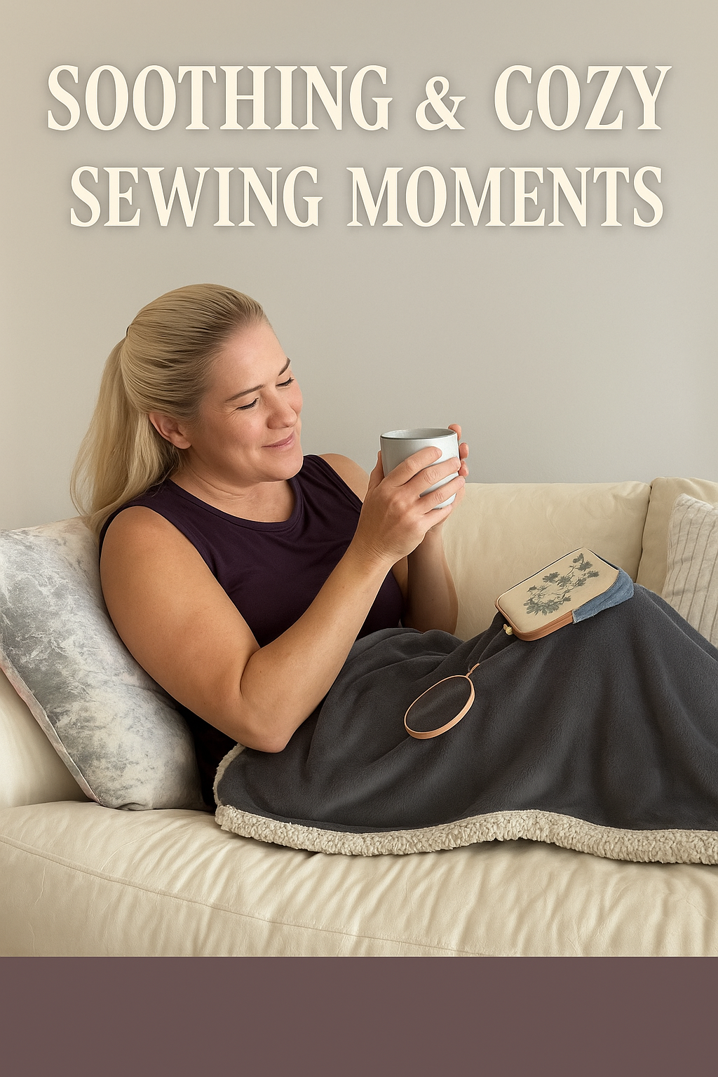 Slow Stitching 101 : Soothing & Cozy Sewing Moments