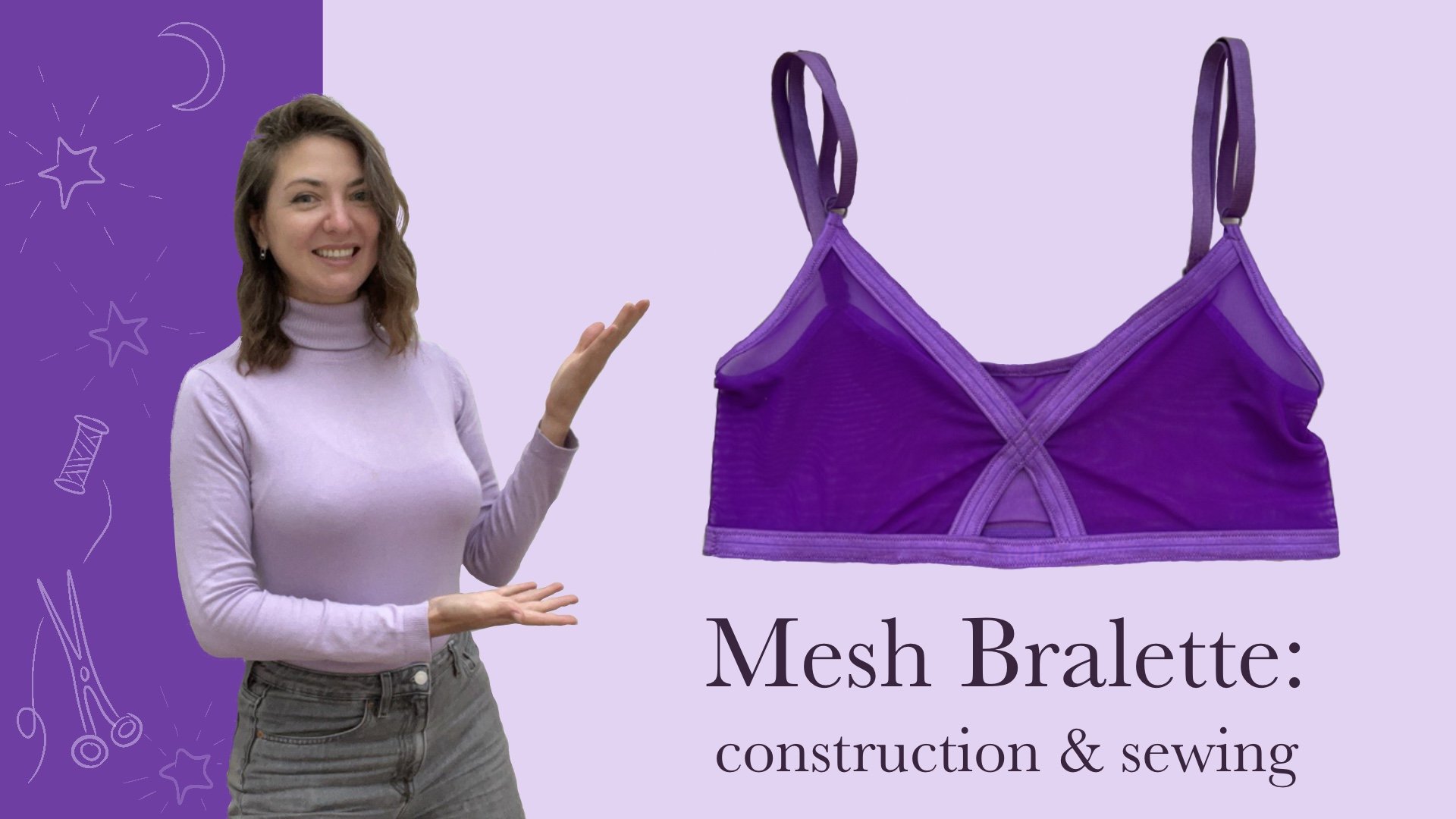 Creating Mesh Bralette: Measurements - Lingerie Patternmaking - Bra Sewing